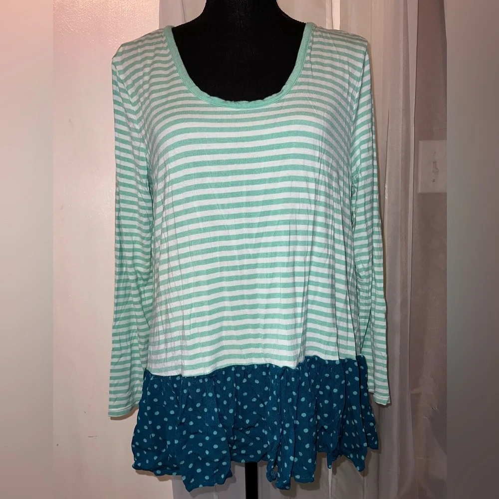 Womens Matilda Jane Wonderment Talk Tomorrow Top Size M - Picture 2 of 7